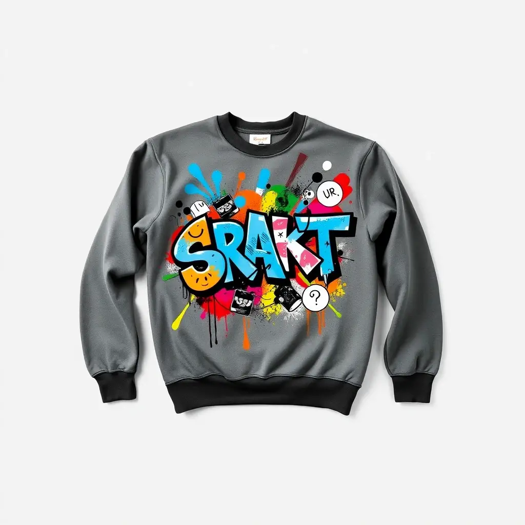 Vibrant Graphic Sweatshirt