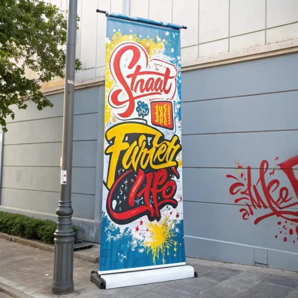 Street Art Collage Poster